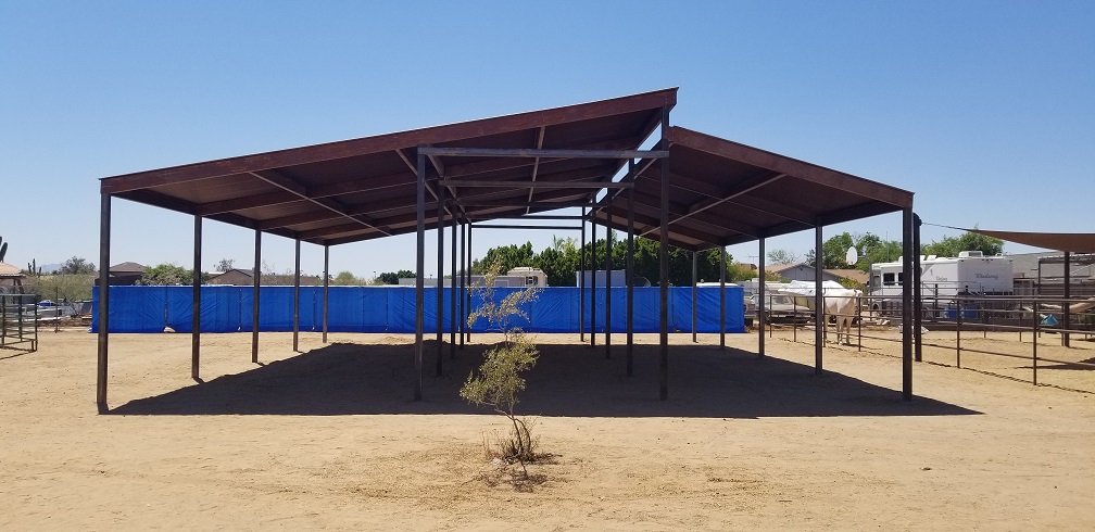 Livestock Shade Installed in Arizona