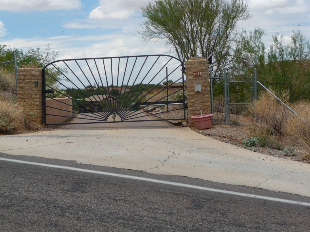 Custom Wrought Iron Gates Installed In Arizona